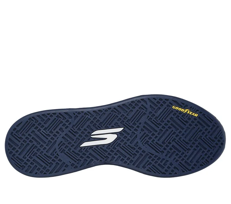 Skechers Mens Viper Court Classic Pickleball Navy Yellow