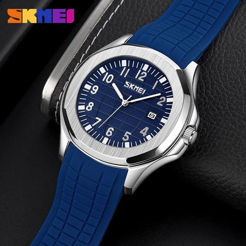 SKMEI 9286 Sports Style Business Watch for Men w/ 3D Dial