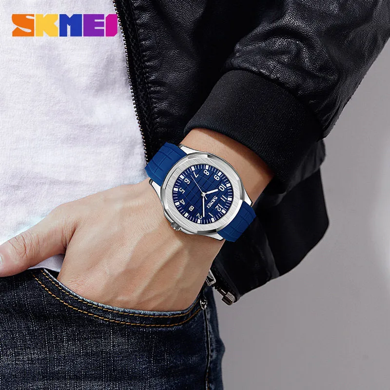 SKMEI 9286 Sports Style Business Watch for Men w/ 3D Dial