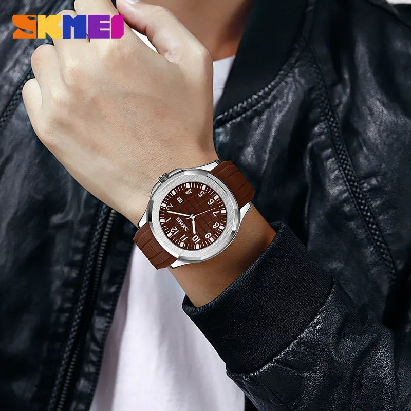 SKMEI 9286 Sports Style Business Watch for Men w/ 3D Dial