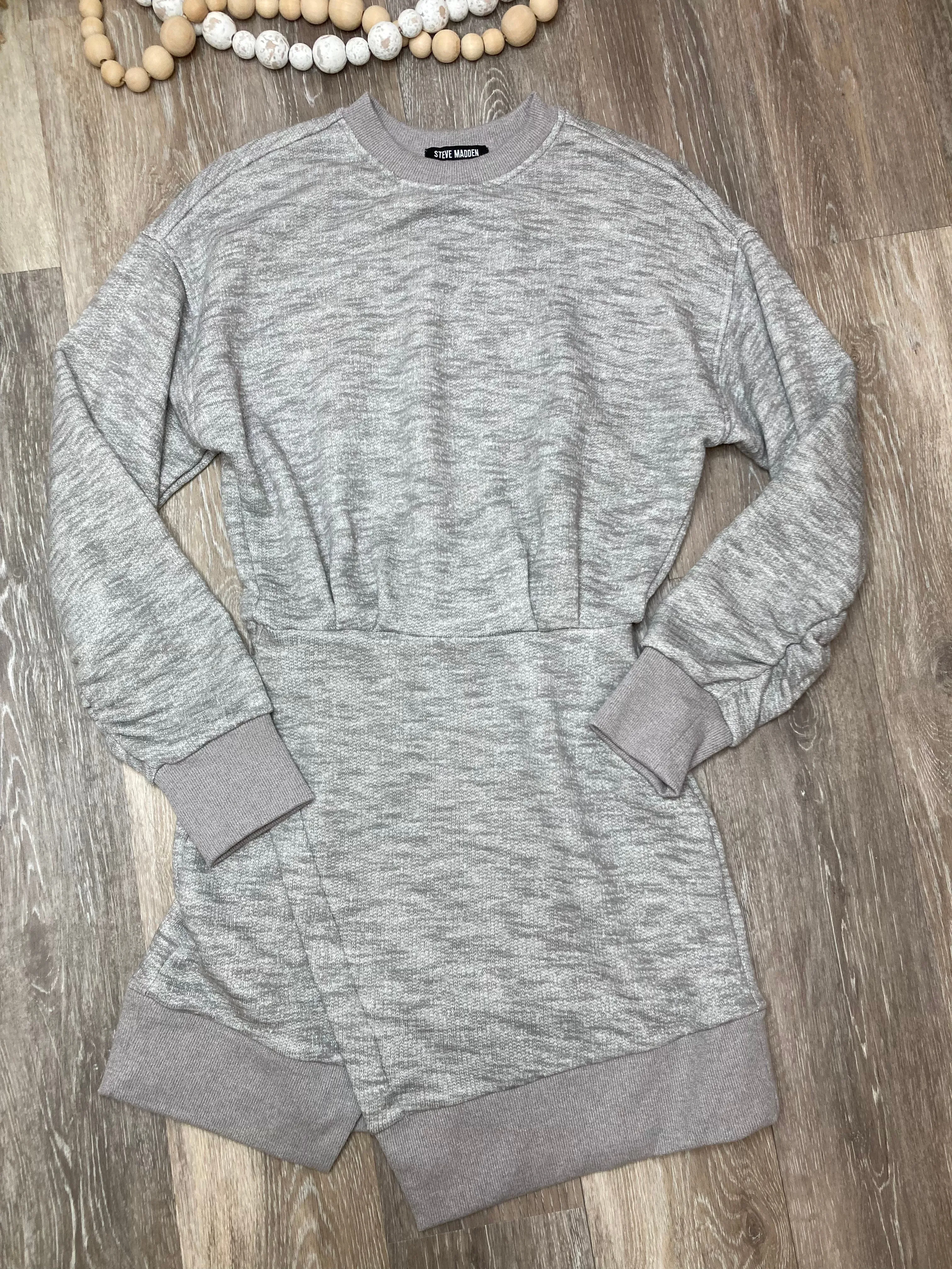 STE Briar Sweatshirt Dress in Grey