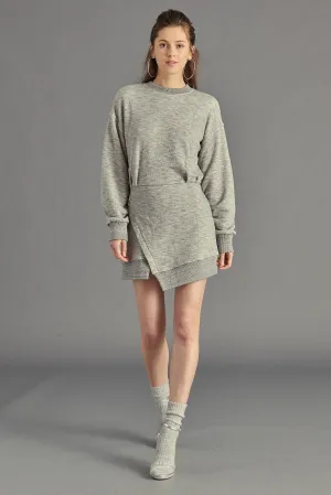 STE Briar Sweatshirt Dress in Grey