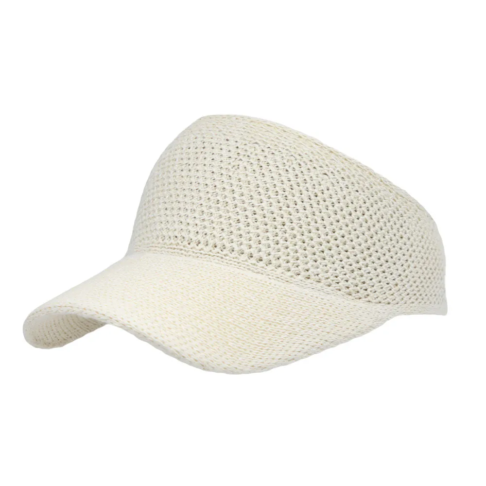 Sun Visor Summer Anti UV Sunscreen Paper Straw Beach Hat SLV1500