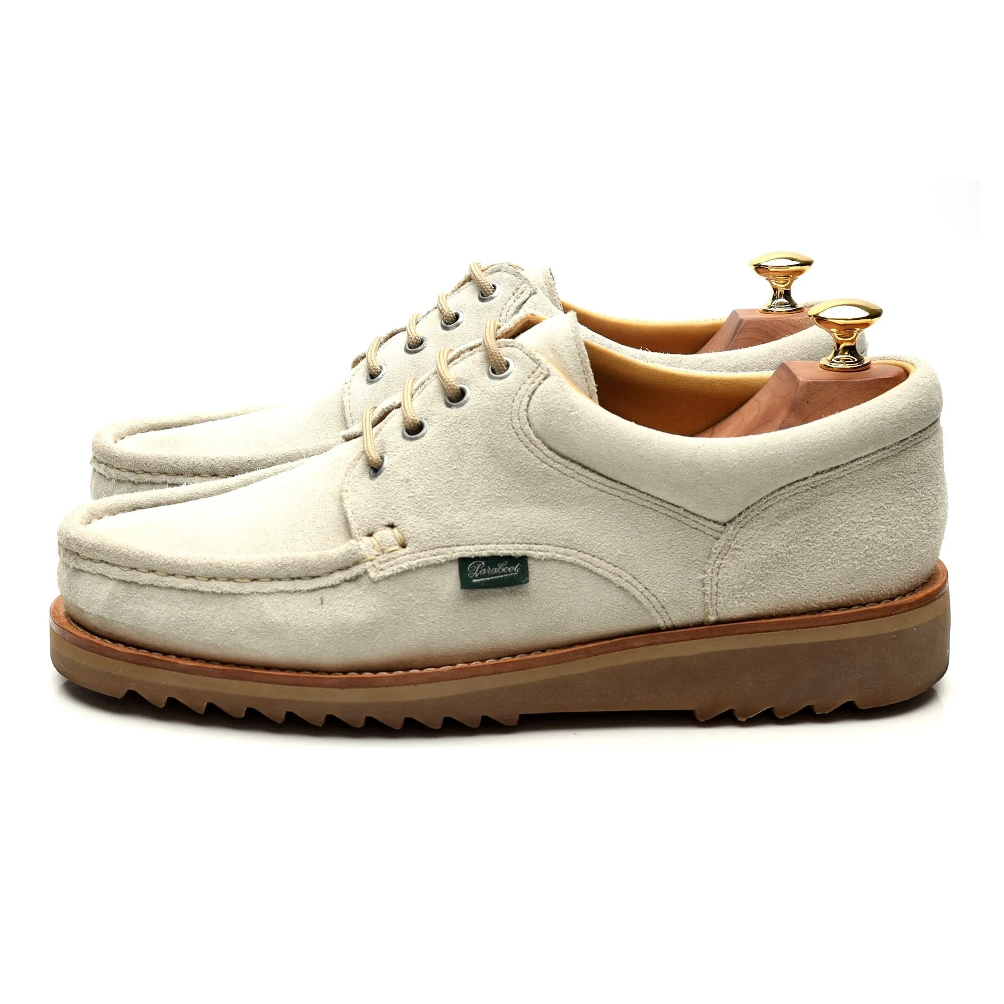 'Thiers' Cream Suede Deck Shoes UK 9