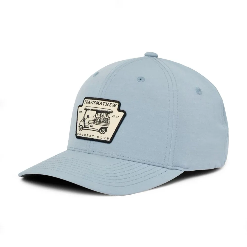 Travis Mathew Tiki Mapes Patch Golf Cap - Dusty Blue