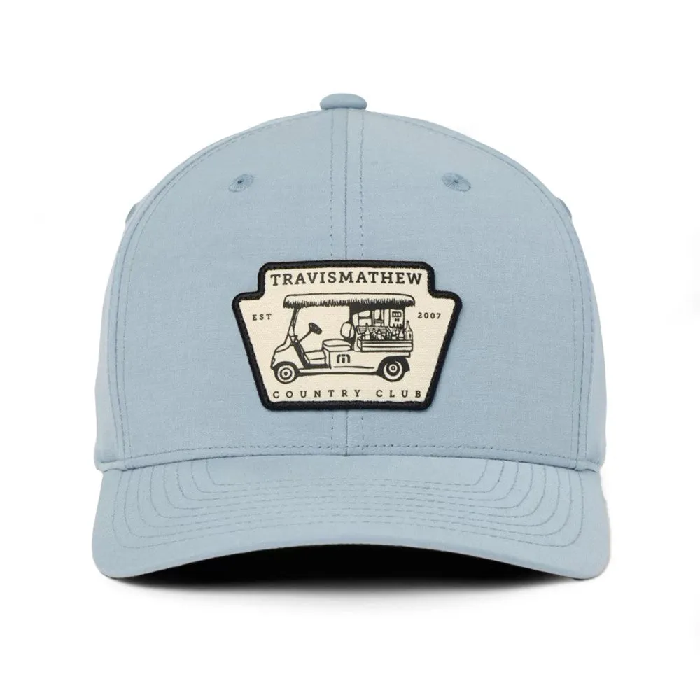 Travis Mathew Tiki Mapes Patch Golf Cap - Dusty Blue