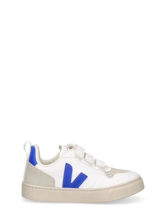 Veja   V-10 chrome-free leather strap sneakers 