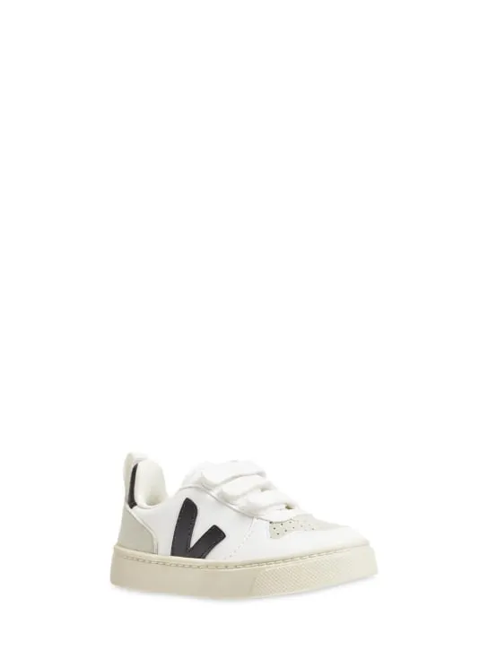 Veja   V-10 coated organic strap sneakers 