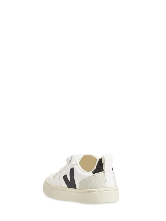 Veja   V-10 coated organic strap sneakers 