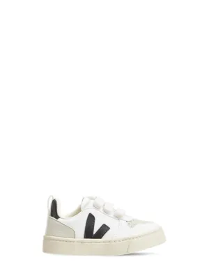 Veja   V-10 coated organic strap sneakers 