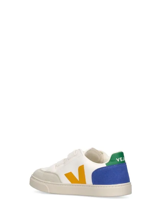 Veja   V-12 chrome-free leather sneakers 