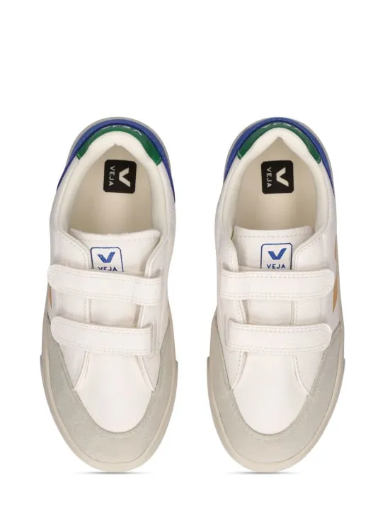 Veja   V-12 chrome-free leather sneakers 