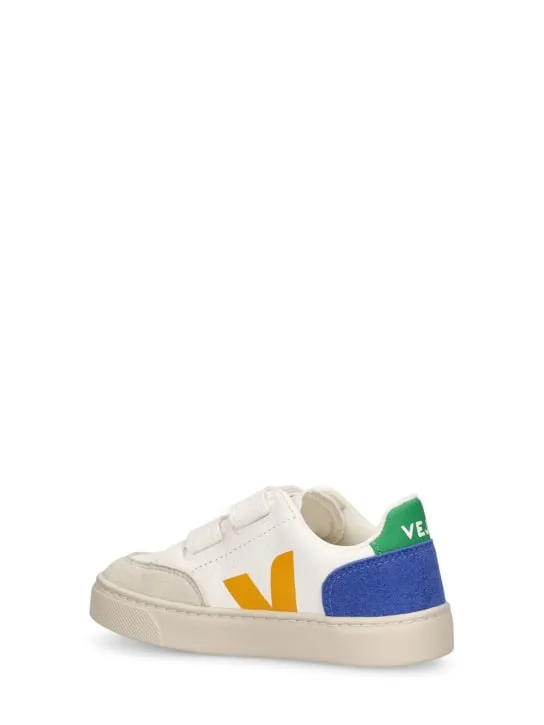 Veja   V-12 chrome-free leather sneakers 