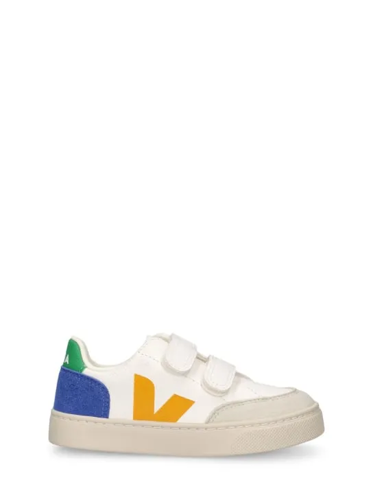 Veja   V-12 chrome-free leather sneakers 