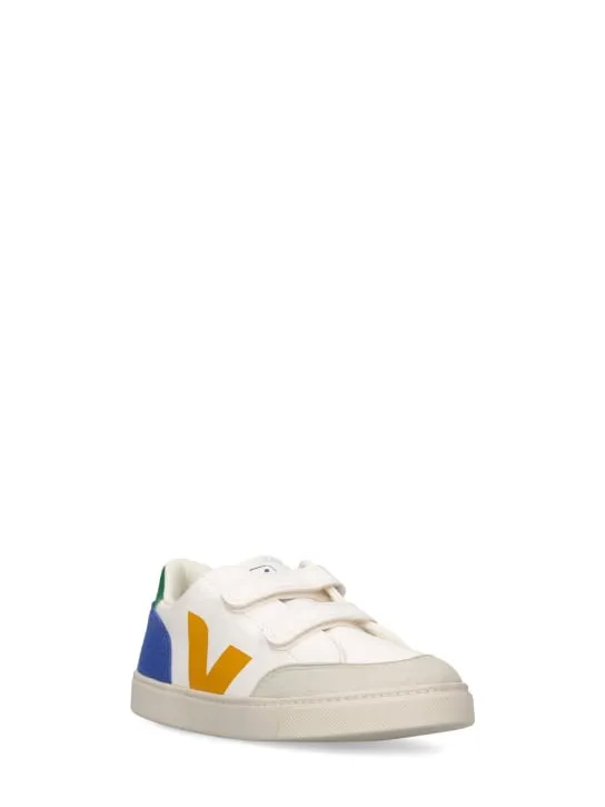 Veja   V-12 chrome-free leather sneakers 