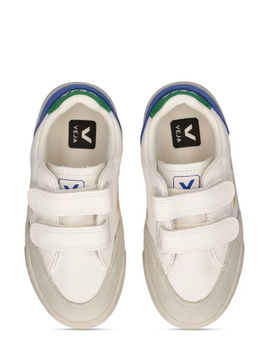 Veja   V-12 chrome-free leather sneakers 