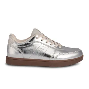 Woden Bjork Sneaker (Women) - Silver Leather