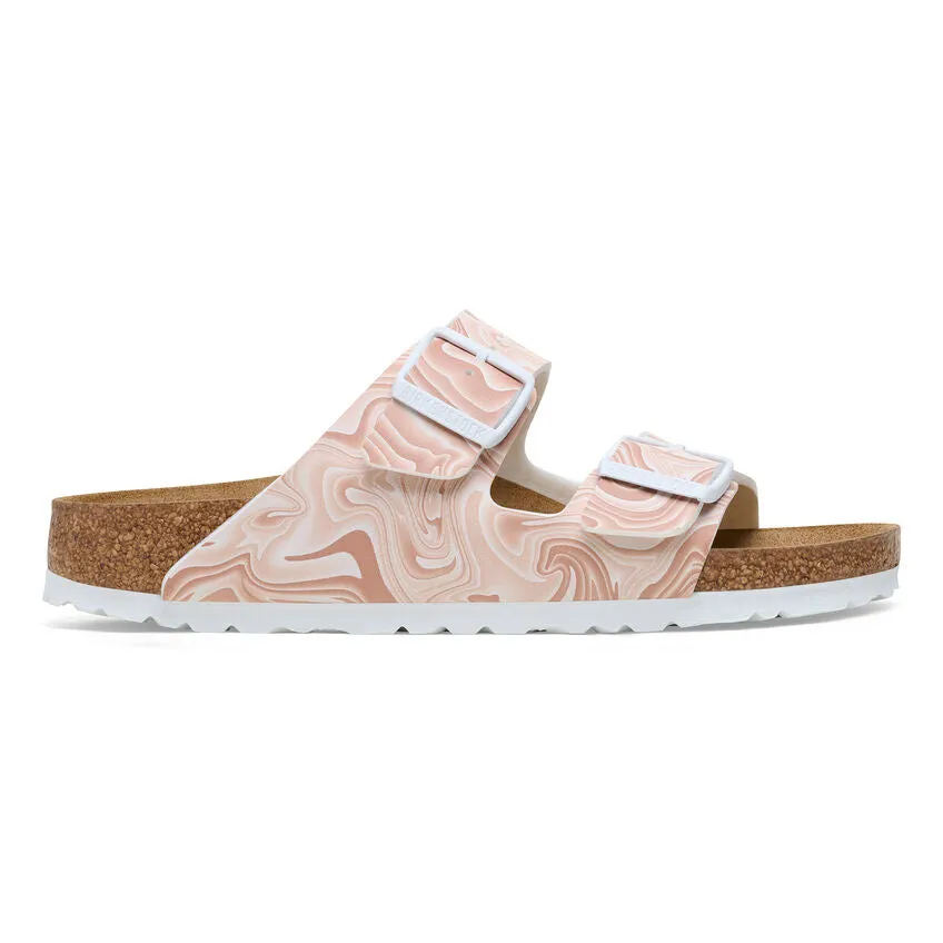 Women's Birkenstock Arizona Birko-Flor Narrow 1026571 Color: New Beige