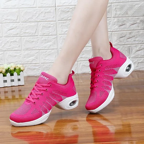 Women's Cloth Modern Jazz Sneakers Dance Shoes