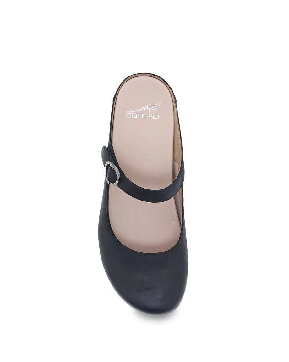 Women's Dansko Bria Color: Black Burnished Nubuck