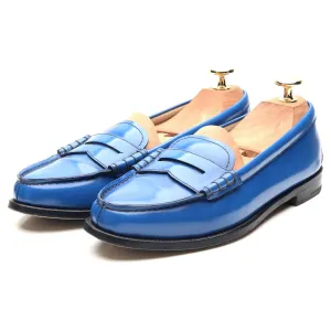 Women's 'Kara' Blue Leather Loafers UK 3.5 EU 36.5