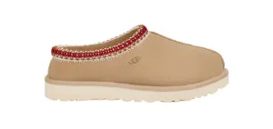 WOMEN'S UGG TASMAN SLIPPER | SAND / DARK CHERRY