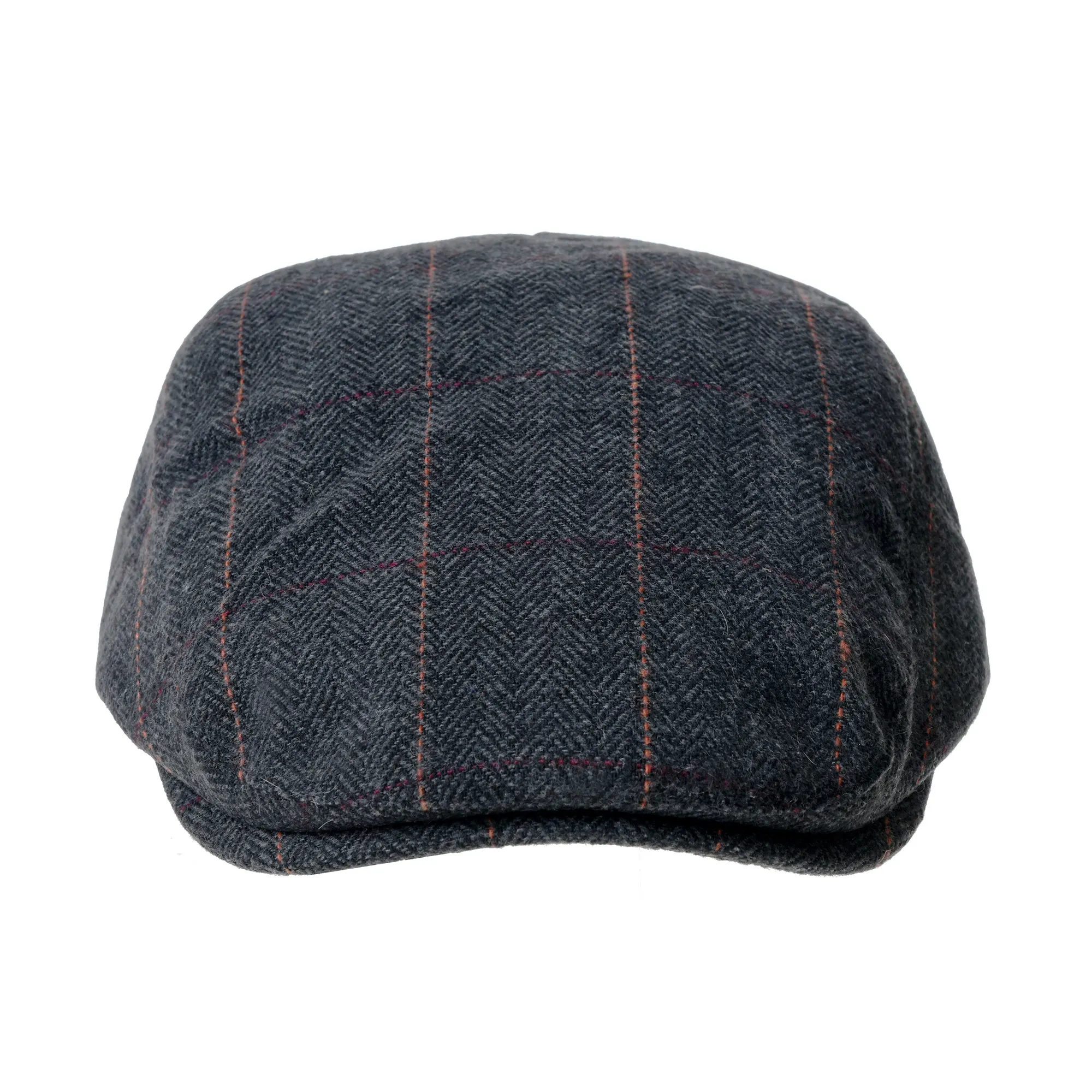 Wool Blend Flat Cap Classic Herringbone Ivy Gatsby Hat YZ30100