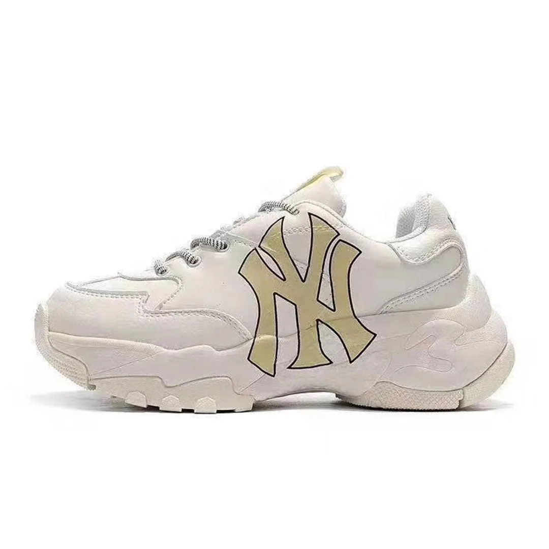 Yankees Big Ball Chunky Newyork White Sneakers