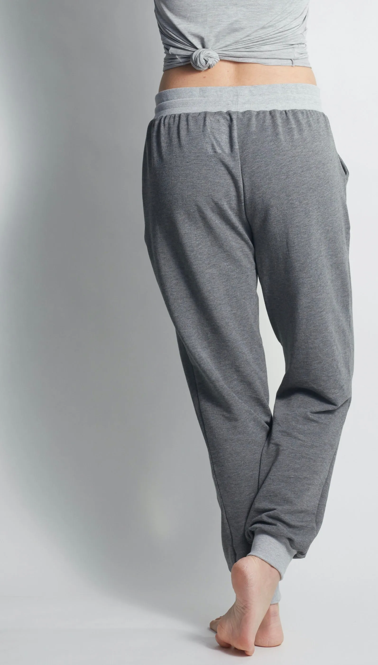 YOGA JOGGERS HEATHER GREY